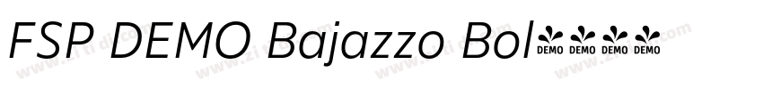 FSP DEMO Bajazzo Bol字体转换